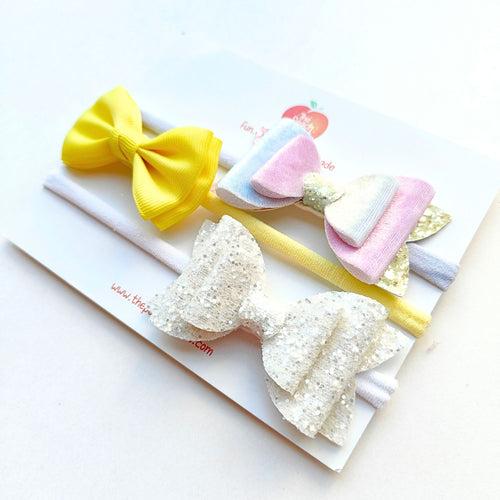 Sparkle, Sunshine & Unicorn Headband Set