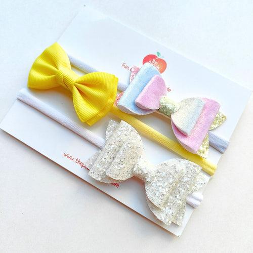 Sparkle, Sunshine & Unicorn Headband Set