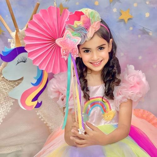 Fairy Princess Wand & Crown- Colours of the Unicorn