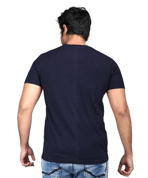 The Super Computer - Premium Round Neck Cotton Tees for Men - Navy Blue