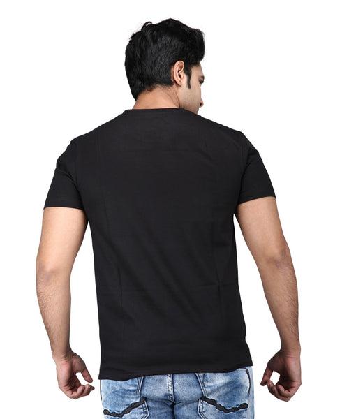 Premium Plain 100% Cotton Tees For Men - Black