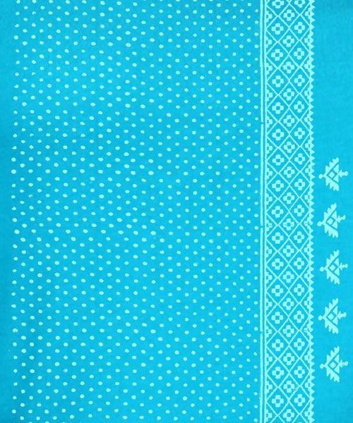 Not All Over - Block Print Tees for Women - Turquoise