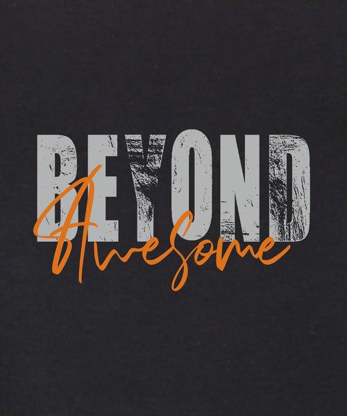 Beyond Awesome - Premium Round Neck Cotton Tees for Men - Black