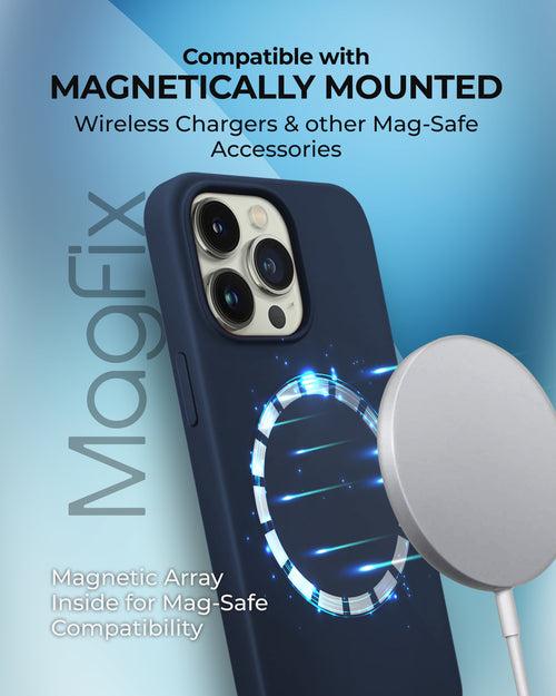 RAEGR iPhone 15 Pro MagFix Silicone Case