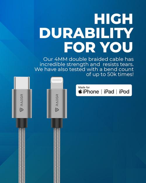 RAEGR RapidLine 500LC USB-C to Lightning Cable