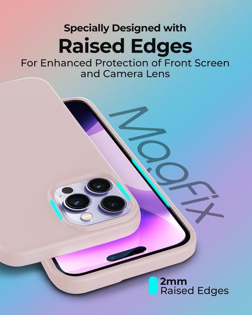 RAEGR iPhone 14 Pro Silicone Case| Supports Mag-Safe Wireless Charging