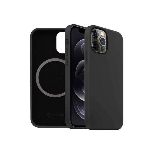 RAEGR iPhone 12 / iPhone 12 Pro 5G MagFix Magnetic Case, Supports Mag-Safe Wireless Charging 6.1"- Silicone Case