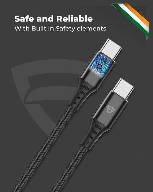 RAEGR RapidLine 120CC 60W USB Type-C to Type-C Cable