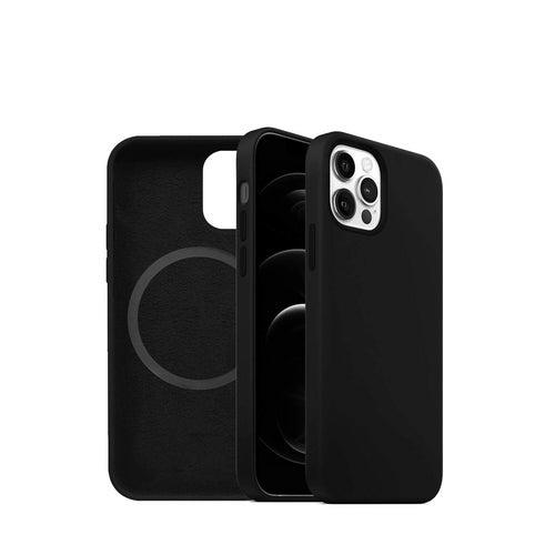 RAEGR iPhone 12 / iPhone 12 Pro 5G MagFix Magnetic Case, Supports Mag-Safe Wireless Charging 6.1"- Silicone Case