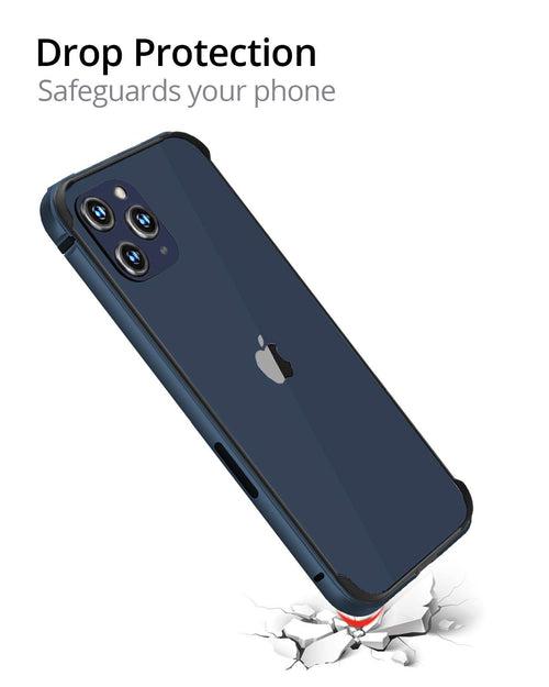 RAEGR iPhone 12 Pro Max 5G Anodized Aluminum Bumper Case, Supports Mag-Safe Wireless Charging 6.7"- Edge Armor Case