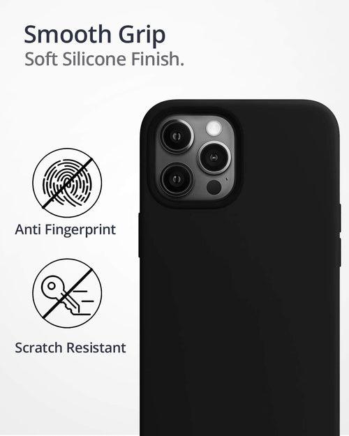 RAEGR iPhone 12 / iPhone 12 Pro 5G MagFix Magnetic Case, Supports Mag-Safe Wireless Charging 6.1"- Silicone Case