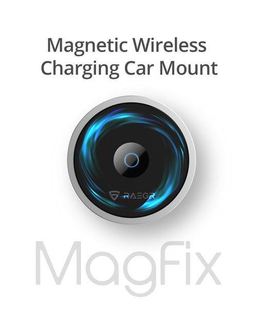 RAEGR MagFix Arc M1300 15W Mag-Safe Wireless Car Charger / Wireless Charging Magnetic Mount