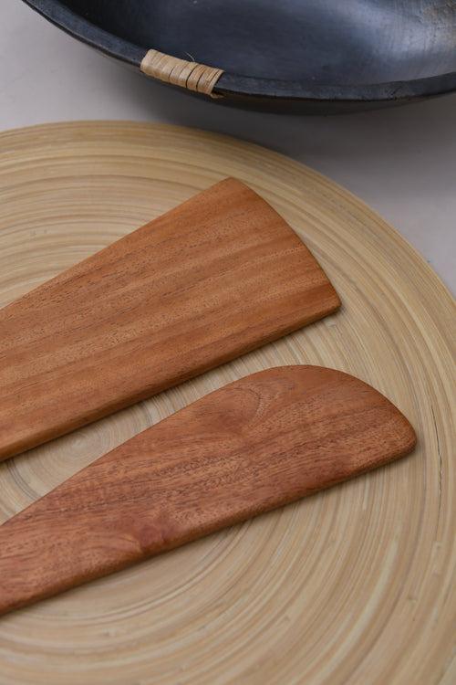 Neem Wood Spatula - Set of 2