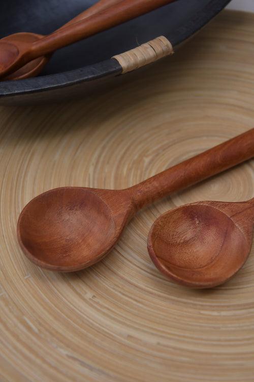 Neem Wood Chutney Spoons - Set of 2