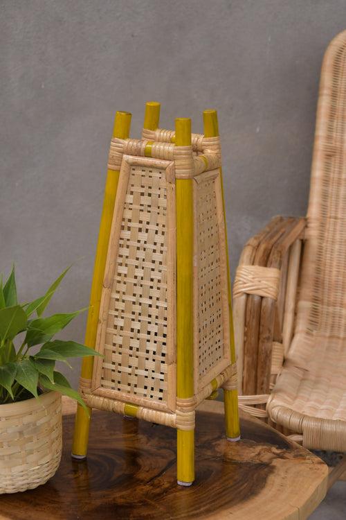 Golden Woods Table Lamp - Yellow Natural