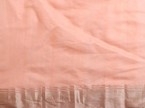 Its all peach -Chanderi cotton saree