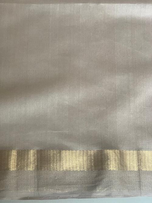 Noorie Maheshwari silk saree - Grey