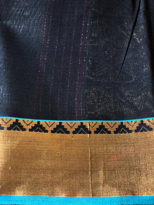 Woven Warli Maheshwari saree