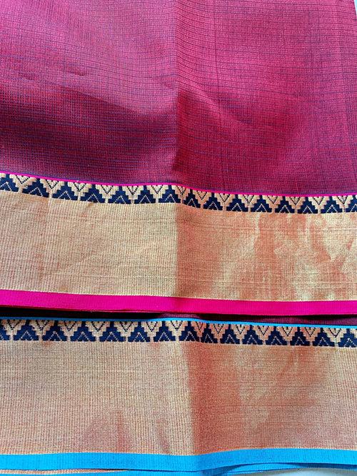 Woven Warli Maheshwari saree