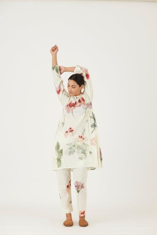 New Season Fall 23/Summer 24-Coord Set-Cotton-Juliet White-YAMLS38-Fashion Edit Yam