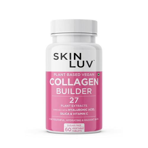 SKINLUV Plant Based Vegan Collagen Builder Sugar Free Vegetable 60 Tablet