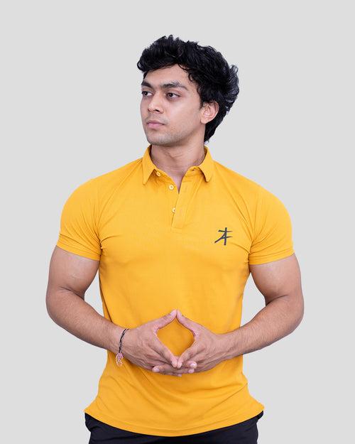 Pique Polo T-shirt (Corn Yellow)