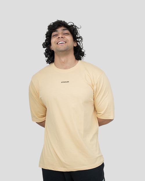 Essential  Oversize T-Shirt (Almond Cream)