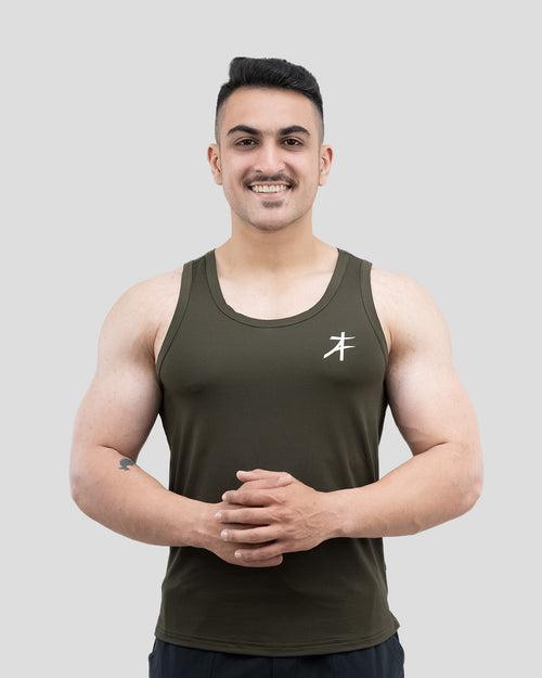 Textured Tank (Olive)