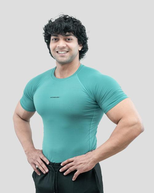 Ace compression T-shirt (Sea Green)