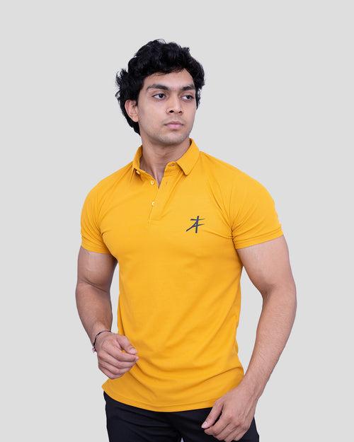 Pique Polo T-shirt (Corn Yellow)