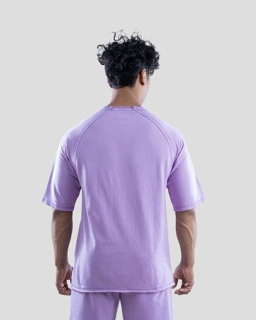 Raw Oversize T-Shirt (Lilac)