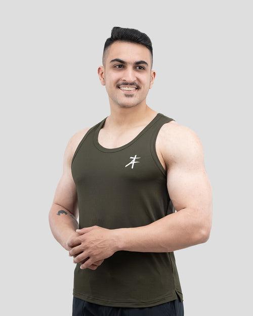 Textured Tank (Olive)