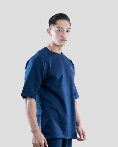 Raw Oversize T-Shirt (Navy)