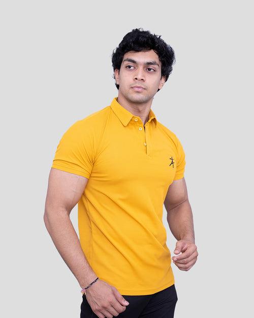 Pique Polo T-shirt (Corn Yellow)