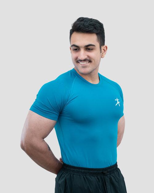 Edge Compression T-shirt (Scuba Blue)