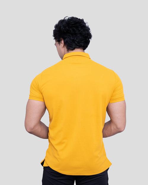 Pique Polo T-shirt (Corn Yellow)