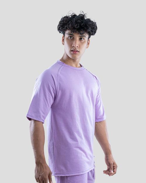Raw Oversize T-Shirt (Lilac)