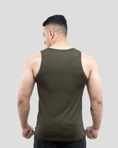 Textured Tank (Olive)