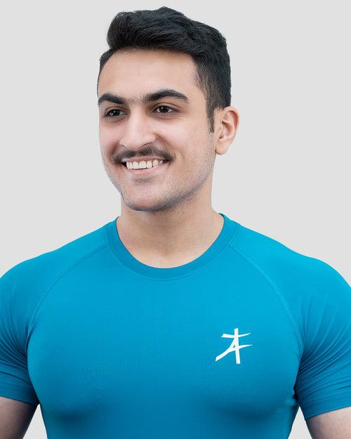 Edge Compression T-shirt (Scuba Blue)