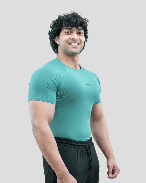 Ace compression T-shirt (Sea Green)