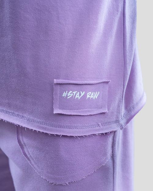 Raw Oversize T-Shirt (Lilac)