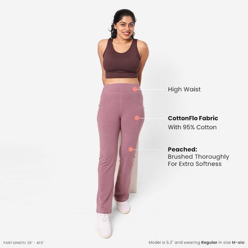 Groove-In Cotton Flare Pants