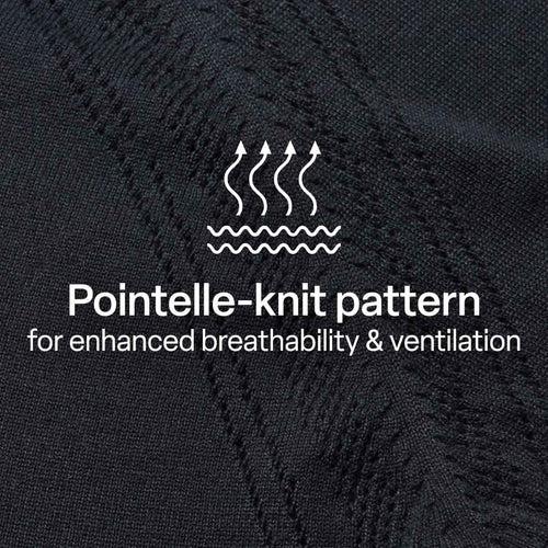 At-Ease Cotton Knit Pointelle Top