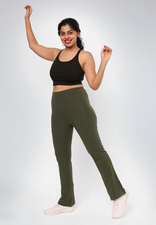 Groove-In Cotton Flare Pants Tall