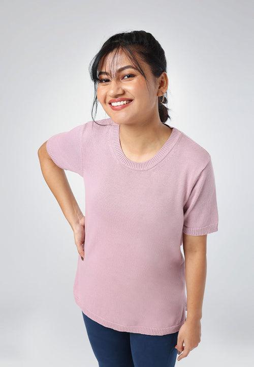 The At-Ease Cotton Knit Top