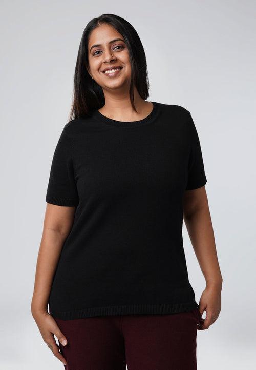 The At-Ease Cotton Knit Top