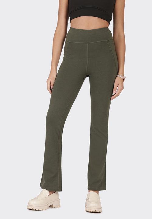 Groove-In Cotton Flare Pants