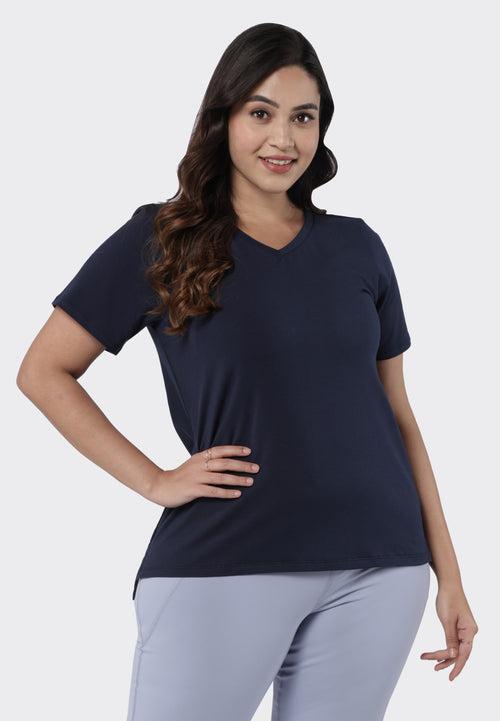 Last Tee - V Neck Half Sleeves