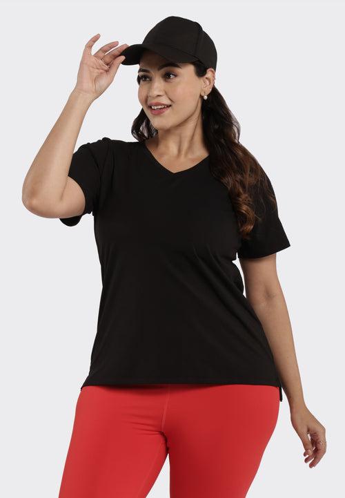 Last Tee - V Neck Half Sleeves