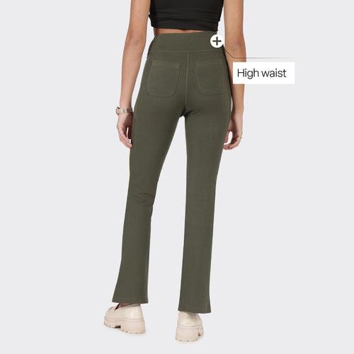 Groove-In Cotton Flare Pants